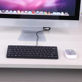 K-1000 USB Kablolu Mini Q Klavye Bilgisayar Laptop PC